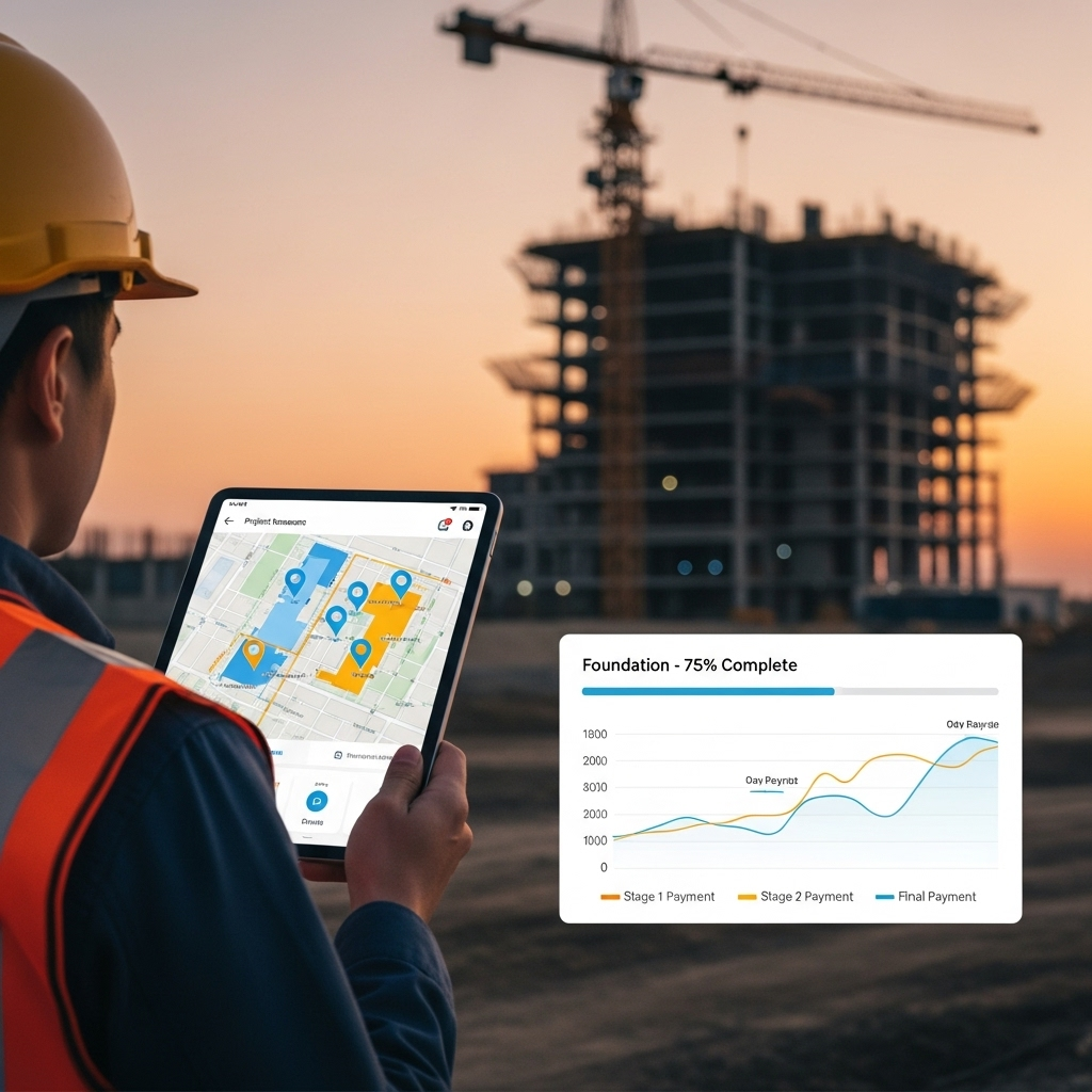 Track Progress – construction and interior workflow