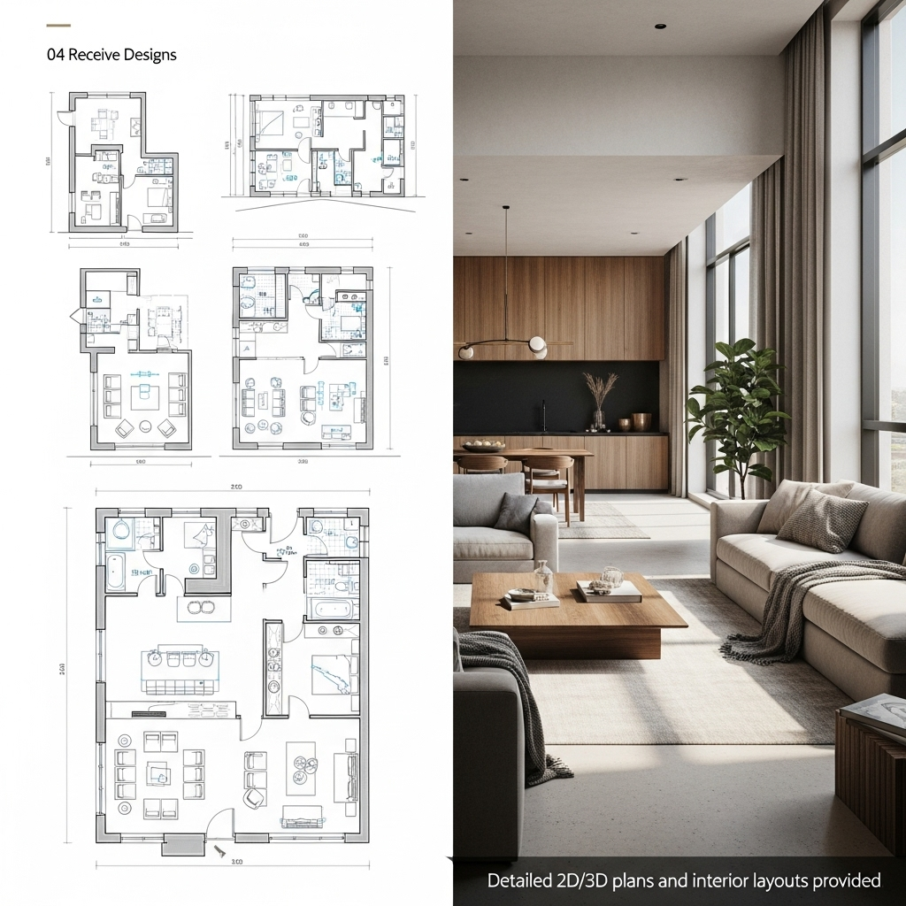 Receive Designs – construction and interior workflow